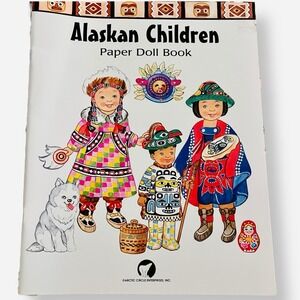 Alaskan Children Paper Doll Book 2008 Cutout‎ Complete Uncut Costumes Near Mint